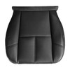 BABERGOU Black Leather Driver or Passenger Bottom Seat Cover Compatible