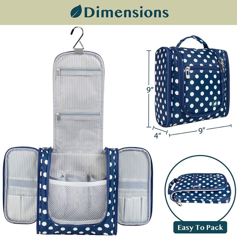 PAVILIA Toiletry Bag Travel Bag for Men and Women Hanging