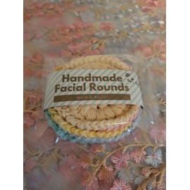 100% cotton Hand Crochet Reusable Facial Pads  SET OF 4