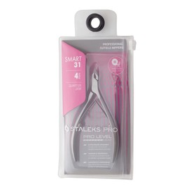 STALEKS PRO SMART 31 Quarter Jaw 4mm Professional Cuticle Nippers- Pack of 1 pcs - Model NS-31-4