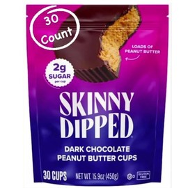 Skinny Dipped Cups, Dark Chocolate Peanut Butter 30 Count