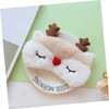 Mikinona Cartoon Animal Plush Eye Mask Elk Blindfold Sleep Mask