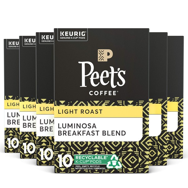 Peet's Coffee, Light Roast K-Cup Pods for Keurig Brewers -