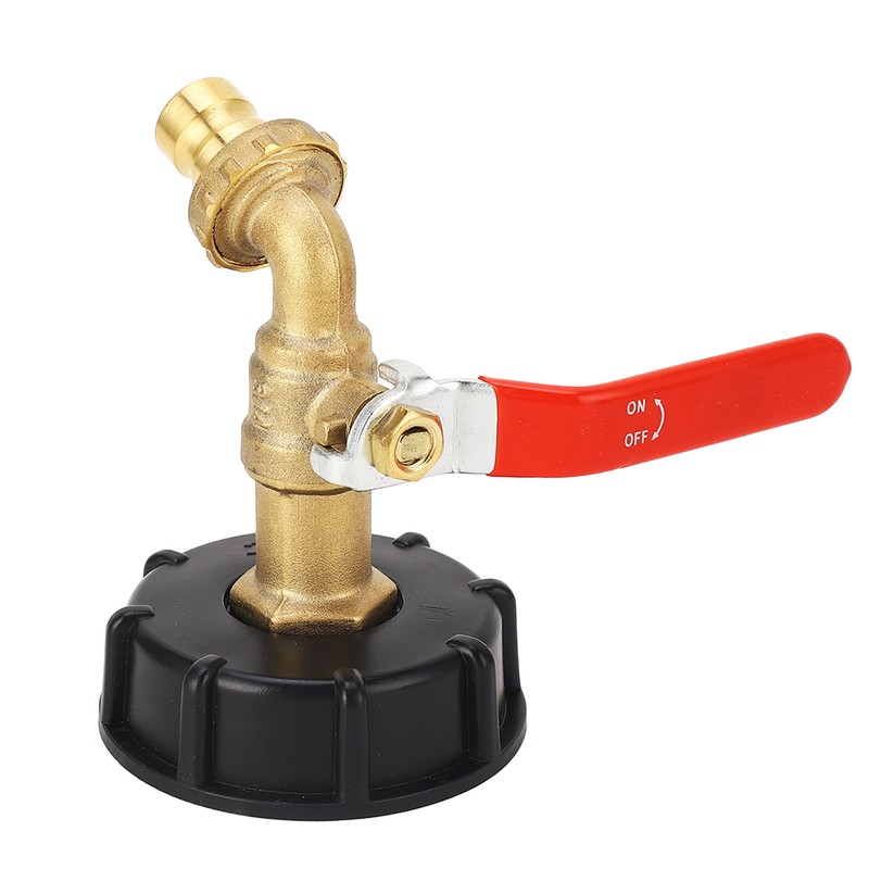 IBC Tote Adapter 3/4in Brass Tote Fitting Coarse Thread 275‑330