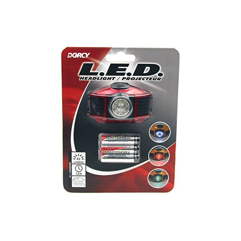 Dorcy 41-2093 8 Led Head Light Assorted Colors