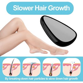 Magic Hair Removal, Crystal Hair Eraser, Portable Painless Hair Epilator, Ergonomic Design, Hair Remover, Silky Smooth, Leg, Arm, Back Hair Removal Tool for Women and Men