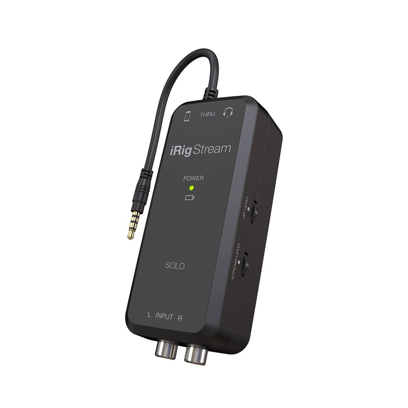 IK Multimedia iRig Stream Solo Audio Interface for Live Streaming,