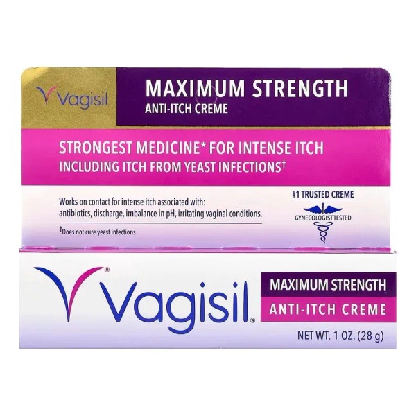 Vagisil Maximum Strength Crema Vaginal Alivio Picor Y Ardor