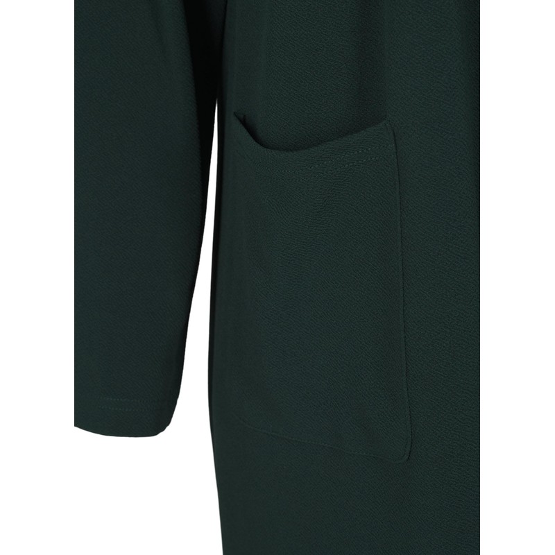 Zizzi Flash by Women's Large Sizes Long Blazer Pockets Size,