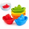 Barchette da Bagno Colorate, Set da 5 Pezzi, Impilabili e