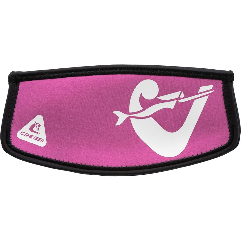 Cressi Simply Neo Mask Strap Cover_Pink/White - Neoprene Strap Cover