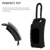 Chanvoo Silicone Case for Go-tcha Evolve with Keychain Carabine (Black)