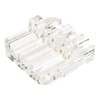 russell+hazel Acrylic Cable Manager, 3” x 1.5” x 3”, Cord