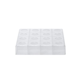 Mind Reader Magic Meatball Maker, Makes Perfect Same Size Round and Even Meat Balls, 9" x 9", Clear