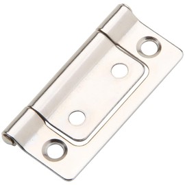 Silverline 4 Pack Non-Mortise Flush Door Hinges,Bifold Cabinet Hinges with Screws for Furniture,Cupboard,Shutter etc