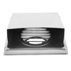 TEHAUX Stainless Steel Square Exhaust Vent Cover Rainproof Design for