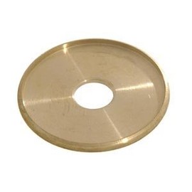 B&P Lamp 2 Inch Seating Ring, Turned Brass, Unfin, 1/8 IP Slip