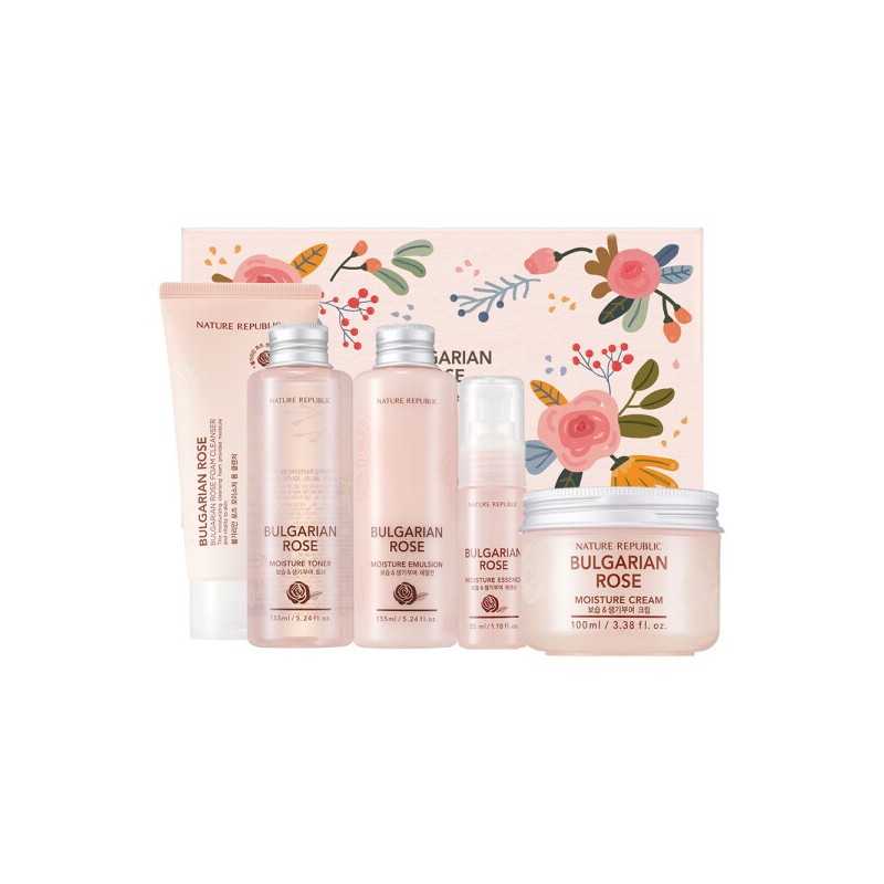 Nature Republic 네이처리퍼블릭 불가리안 로즈 스킨케어 스페셜 세트 Nature Republic