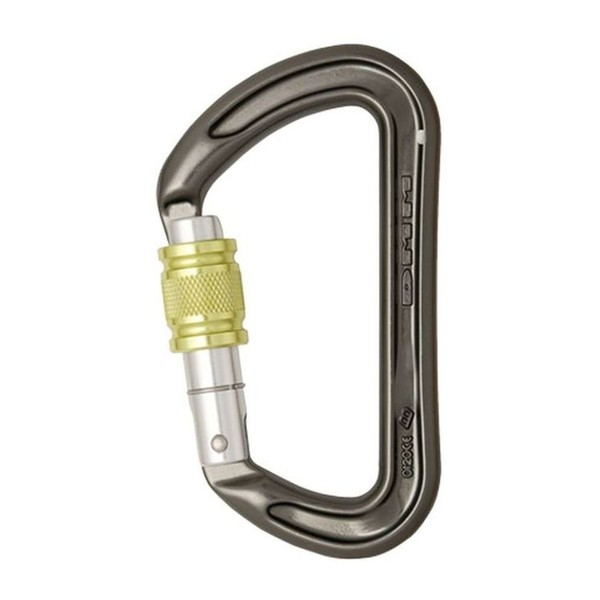 DMM Zodiac 12mm Keylock SG Carabiner, Silver with Gold Gate
