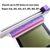 30 Hole Punch Binding Machine, Hand Push Loose Leaf Hole