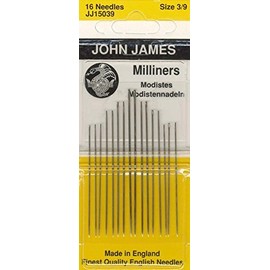 Milliners Hand needles-size 3/9 16/Pkg (Eltern) 2 Pack