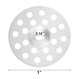 Peohud 600 Pcs 1 Inch Plaster Washers, Metal Washers for Screws, Plaster Repair Rings Profile Washer Flat Washers for Wall Ceiling Drywall Repair and Fix