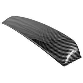 IKON MOTORSPORTS, Roof Spoiler Compatible With 2003-2008 Nissan 350Z Coupe, CFL Carbon Fiber Print PP Polypropylene Rear Window Visor Roof Lip Spoiler Wing, 2004 2005 2006 2007
