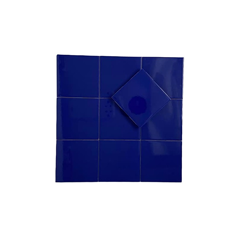 6 in Ceramic Tile Gloss 6x6 Box of 8 Piece