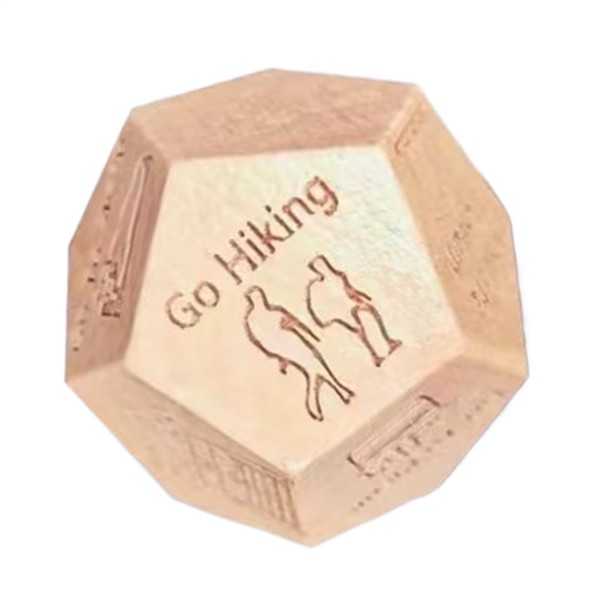 Date Night Decision Dice,Family Friends Gathering Wooden Activity Dice -
