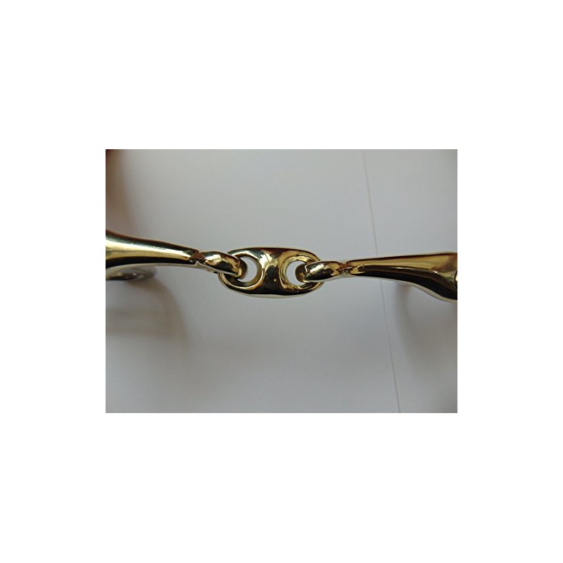S-Products EQUESTRIAN BUTTERFLY PELHAM DOUBLE JOINTED LOZENGE GERMAN SILVER HORSE