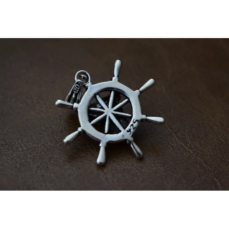 Handmade Captain Skull Necklace New Handmade 925 Sterling Silver From