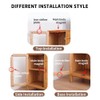 HonesaLoc Cabinet Magnets 6 Pack Thin Magnetic Door Catch Kitchen