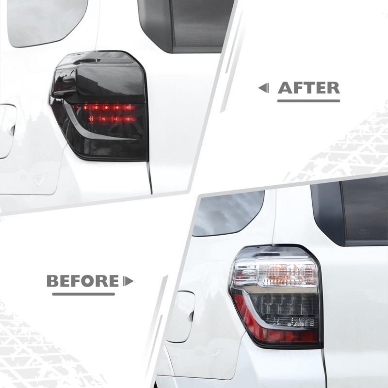 JeCar for 4Runner Tail Light Cover Trim Accessories for 2014-2023