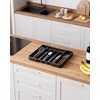 Kitsure Cutlery Drawer Organiser for Kitchen - Adjustable Cutlery Tray