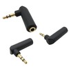 CNCTWO 2pcs 3.5mm 3 Pole Stereo Mini Plug Right Angle