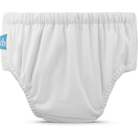 Charlie Banana Reusable Swim Nappy - White - Large (10-16kg)