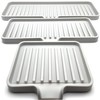Happitasa Silicone Soap Dish Tray and Sponge Holder with Drain