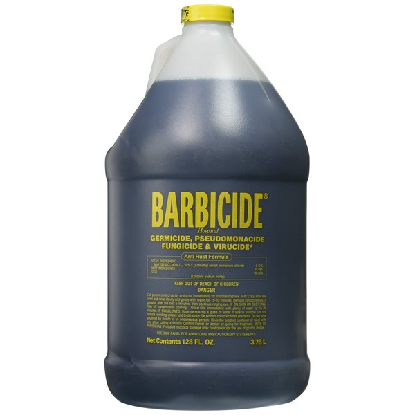 Barbicide BA-50673 Barbicide Disinfectant, 1 Gallon, Clear