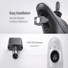 Electric Wheelchair USB Charger with Bright LED Light, 3-Pin XLR