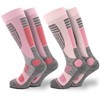 Occulto 2 pairs of women's ski socks with padding in