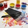 RAHHLIZS 60Pcs Thin Paint Brushes Set Fine Tip Detail Brushes