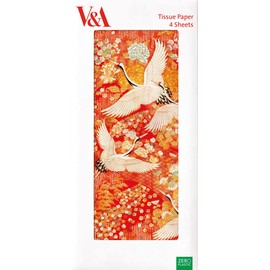 Museums & Galleries V&A Kimono Cranes Pack of 4 Sheets of Tissue Paper