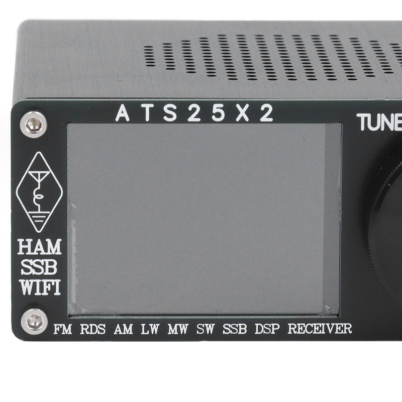 Radio Receiver 108MHz 153‑30000KHz 2.4 Inch Touchscreen Portable Handheld FM