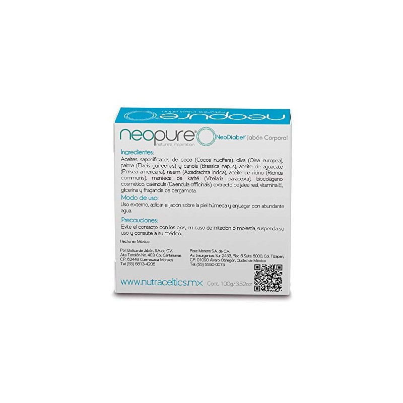 Neopure Jabón Neodiabet Barra 100 G