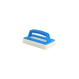 Steinbach removing leaves from swimming pools Scrubbing Brush with Handle deluxe Blue 145 x 85 x 25 MM