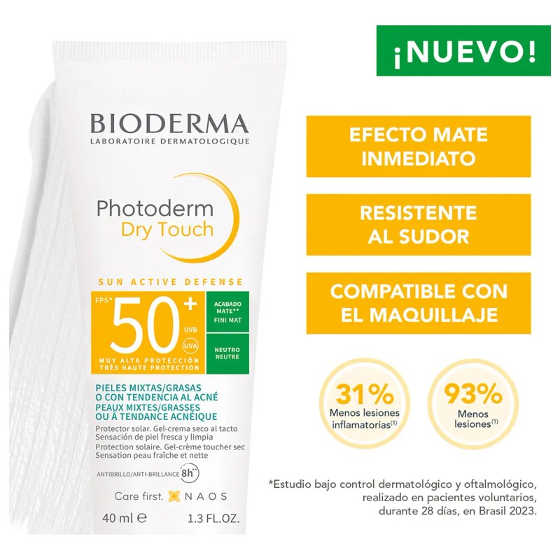 Bloqueador Solar Neutro Photoderm Dry Touch Bioderma
