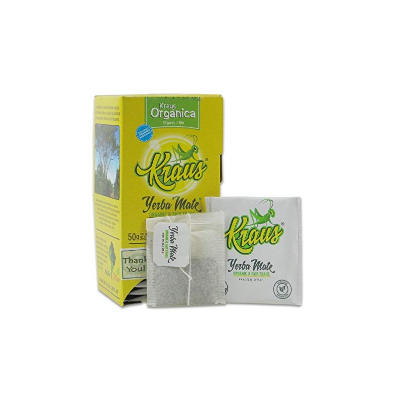 Organic Yerba Mate Kraus Teabags x 25