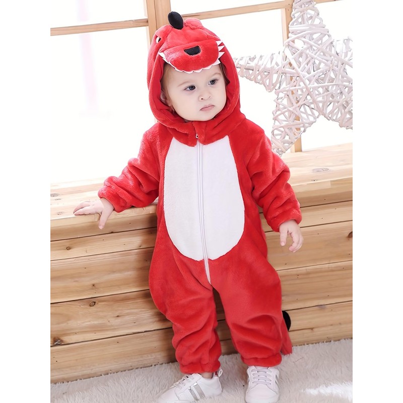 DarkCom - Mameluco unisex con capucha para bebé, disfraz de