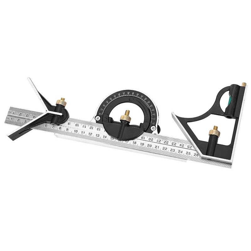 Stainless Steel Combination Combination Square, Angle Finder Square Angle Finder