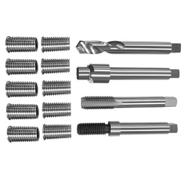 JMSMSH M12*1.75 Metric Thread Repair kit,10 24.5MM Stainless Steel Inserts